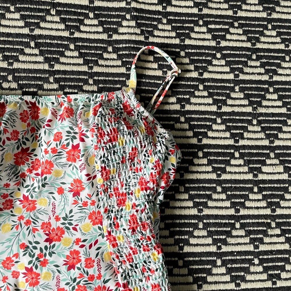 Kona Sol Floral One Piece Swimsuit